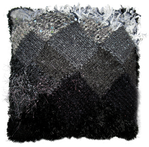 Fade to Black Pillow front