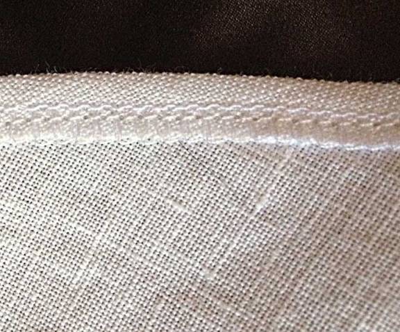 Inside of the new hem