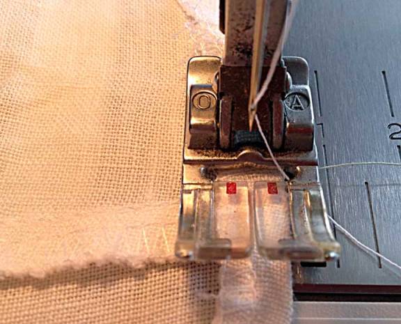 Ready to sew the new hem