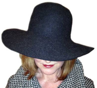 My wide-brimmed wool hat