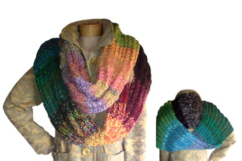 The 4 Seasons Infinity Loop scarf