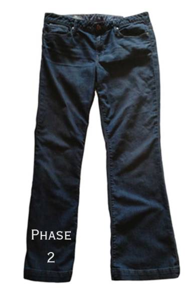 Jeans makeover, Phase 2