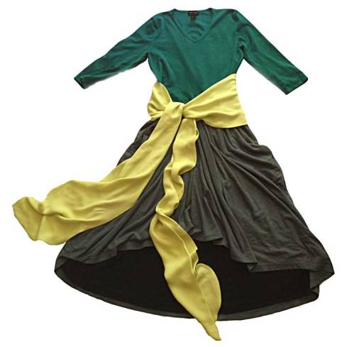 Top/skirt dress mock-up