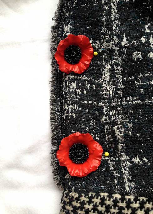 Trying poppy buttons