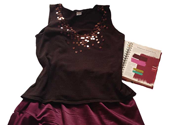 Step 2: Top that skirt!